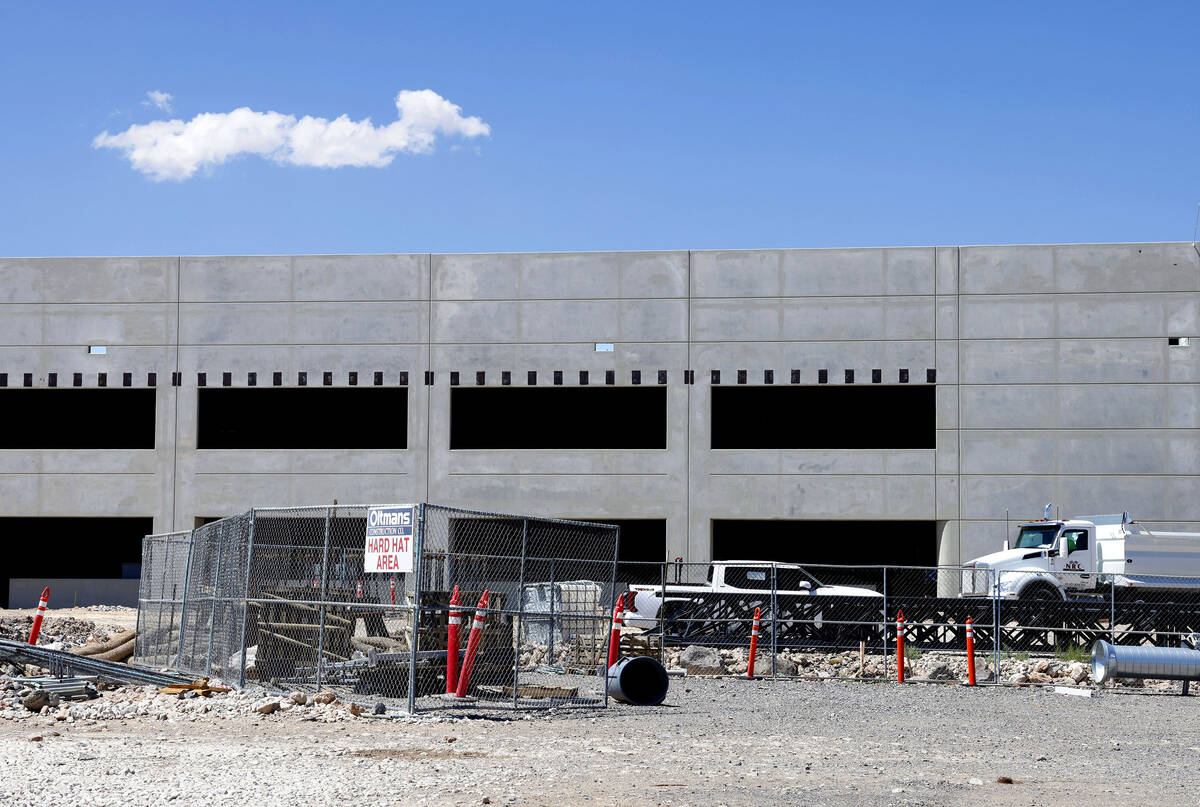 Construction is underway on Haas Automation's facility on Wednesday, Aug 27, 2025, in Henderson ...