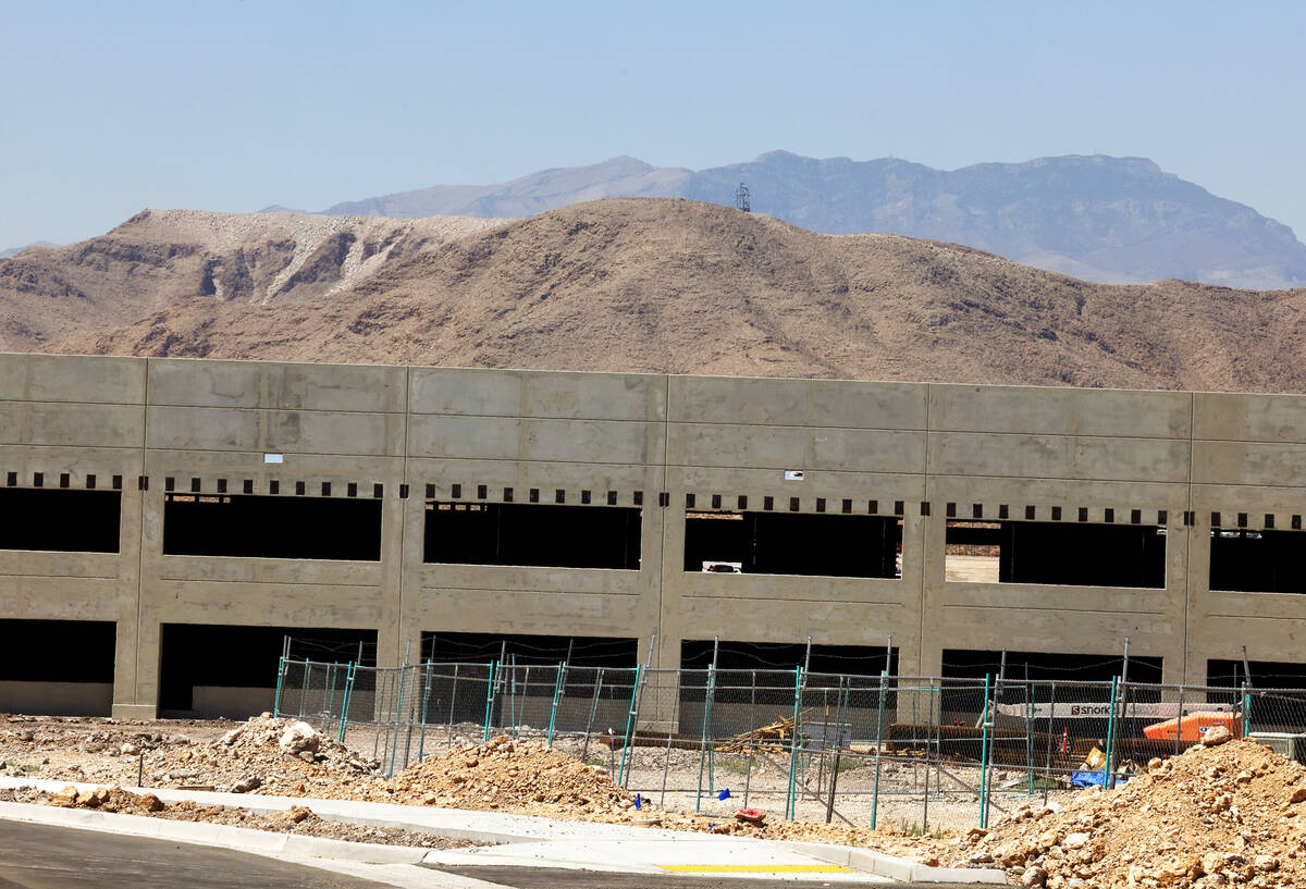 Construction is underway on Haas Automation's facility on Wednesday, Aug 27, 2025, in Henderson ...