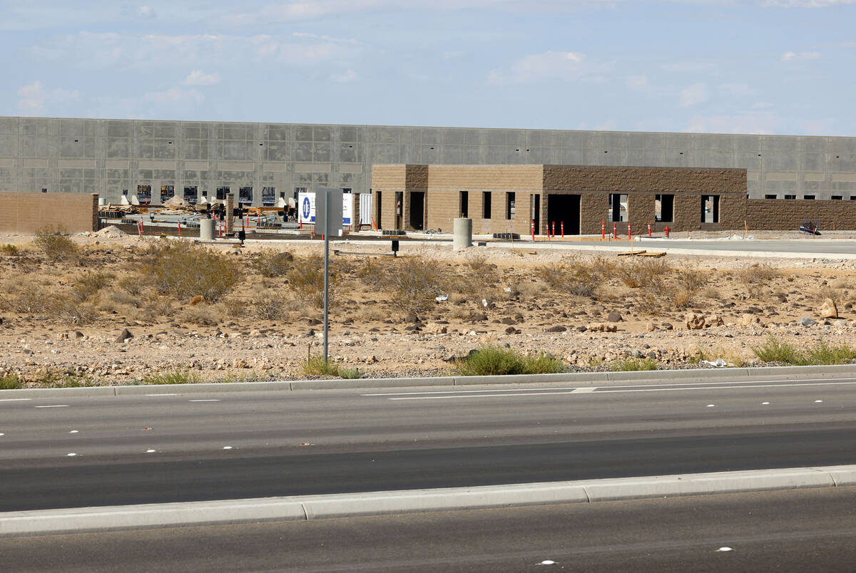 Construction is underway on Haas Automation's facility on Wednesday, Aug 27, 2025, in Henderson ...