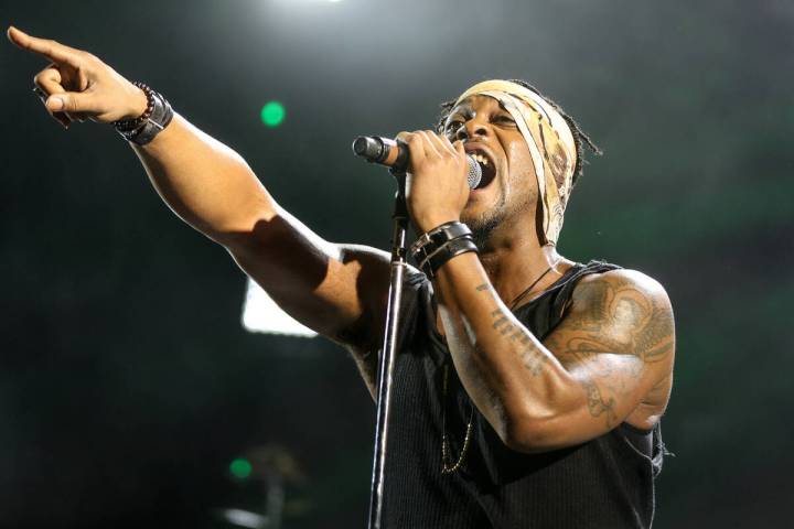 D'Angelo performs during FYF Fest at L.A. Memorial Sports Arena & Exposition Park in Los Angele ...