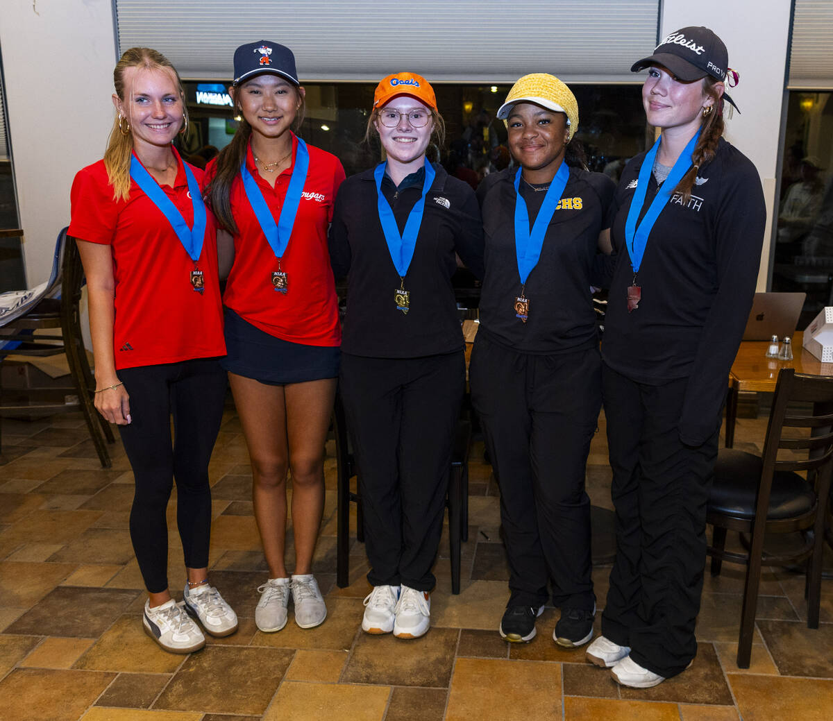 Individual winners Coronado's Berlin Biddinger, Coronado's Grace Oh, Bishop Gorman&#0 ...