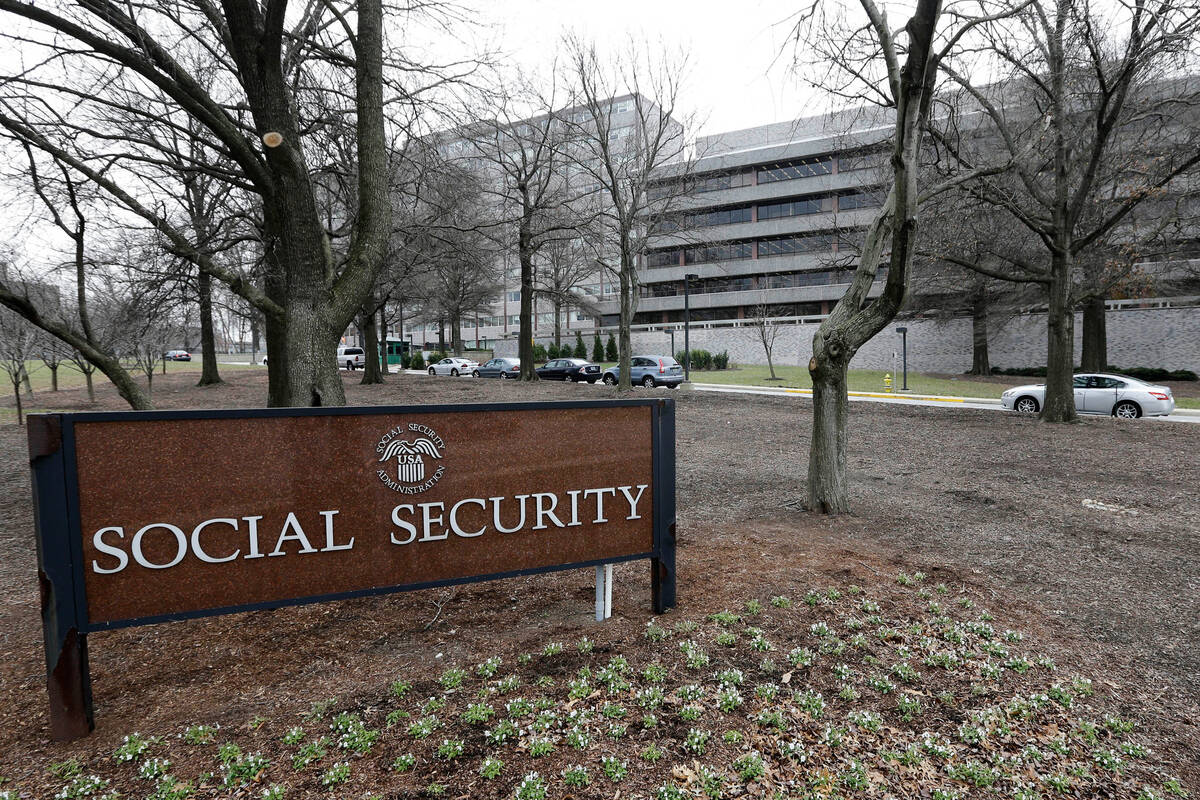 The Social Security Administration's main campus is seen in Woodlawn, Md., Jan. 11, 2013. (AP P ...