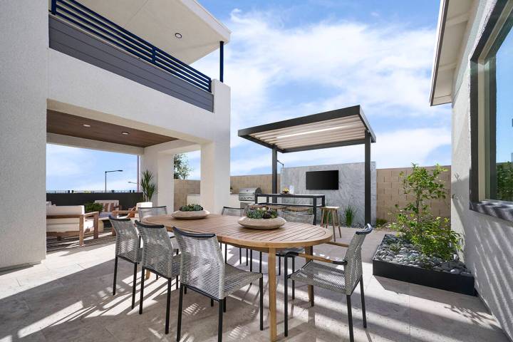 Summerlin homebuilders are required to incorporate indoor/outdoor architectural detail into the ...