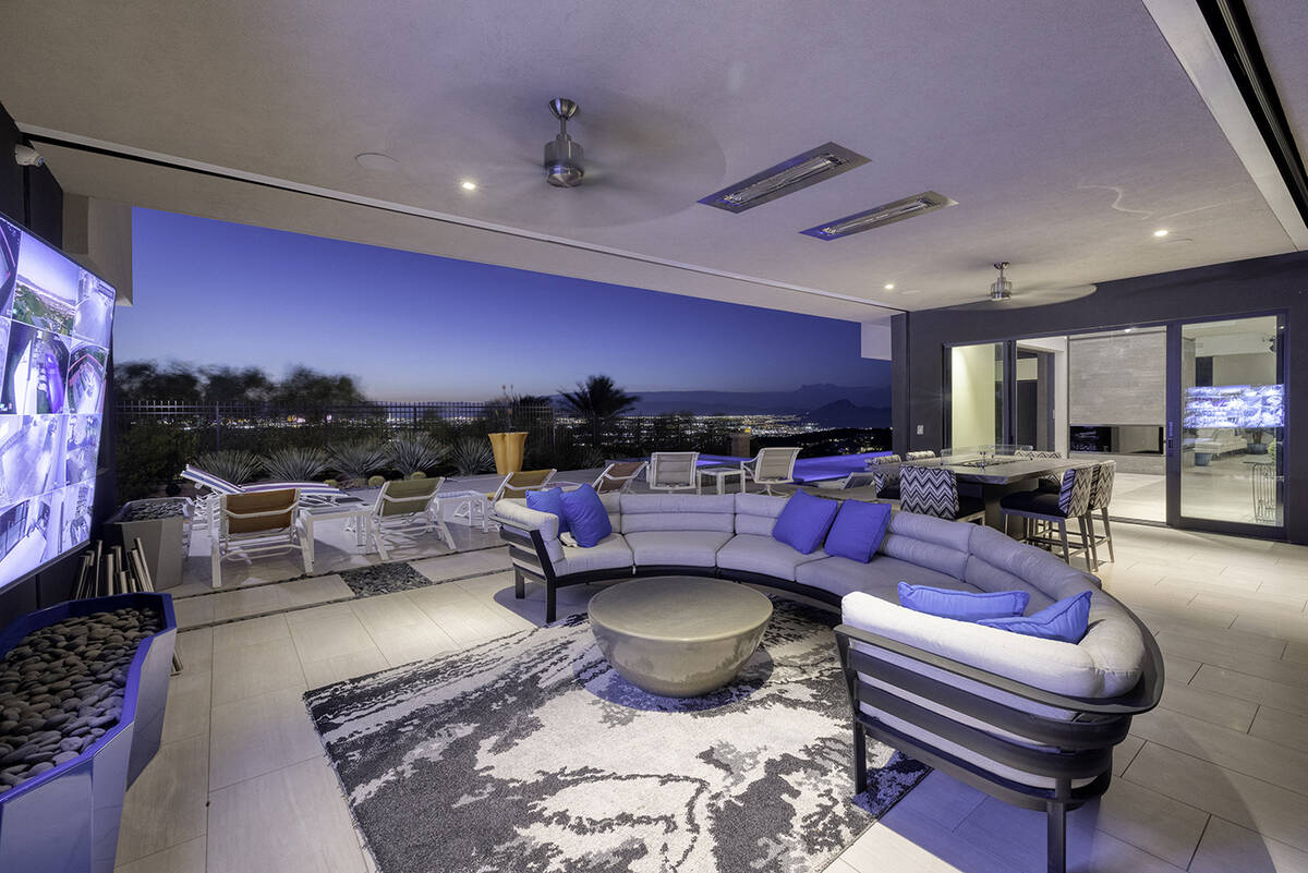 The patio. (Las Vegas Sotheby’s International Realty)