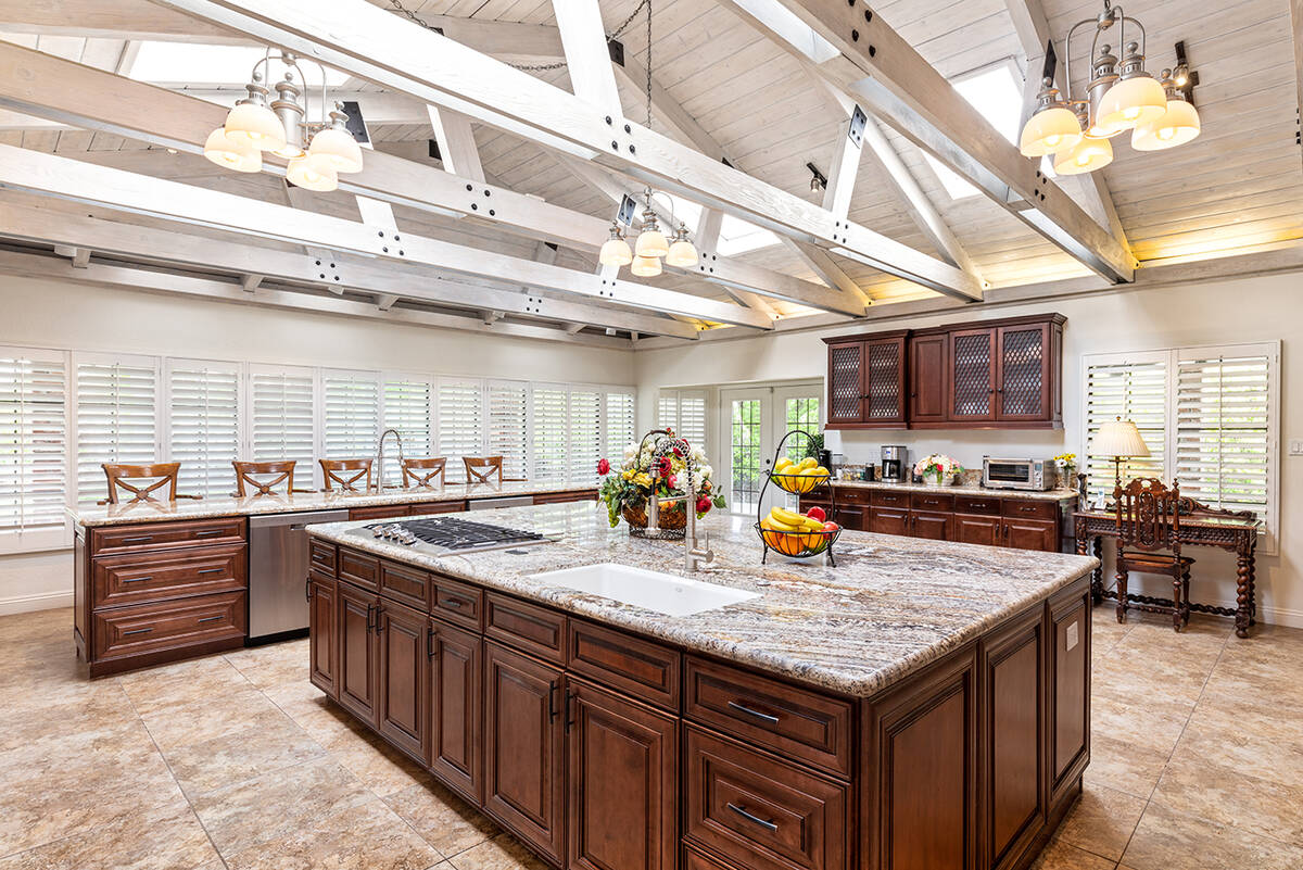 The Pinto Lane kitchen features upgraded appliances. (The Napoli Group)