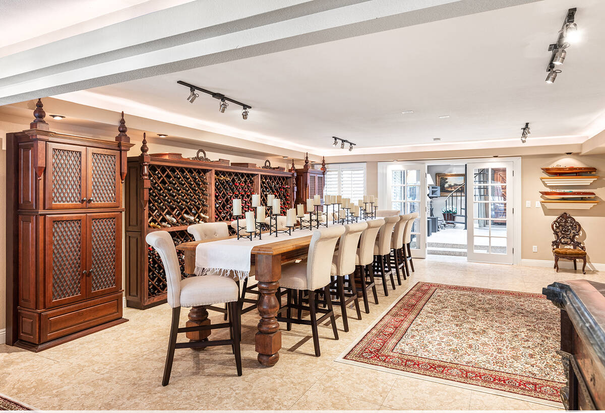 The formal dining room. (The Napoli Group)