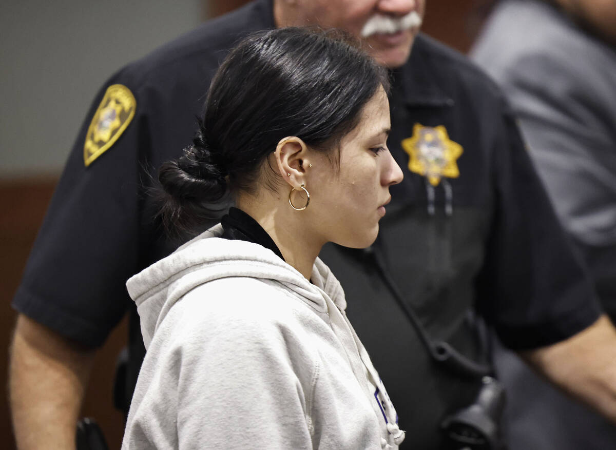 Mariam Martinez prepares to testify in the sentencing hearing of Roidan Durruthy Mendoza at the ...