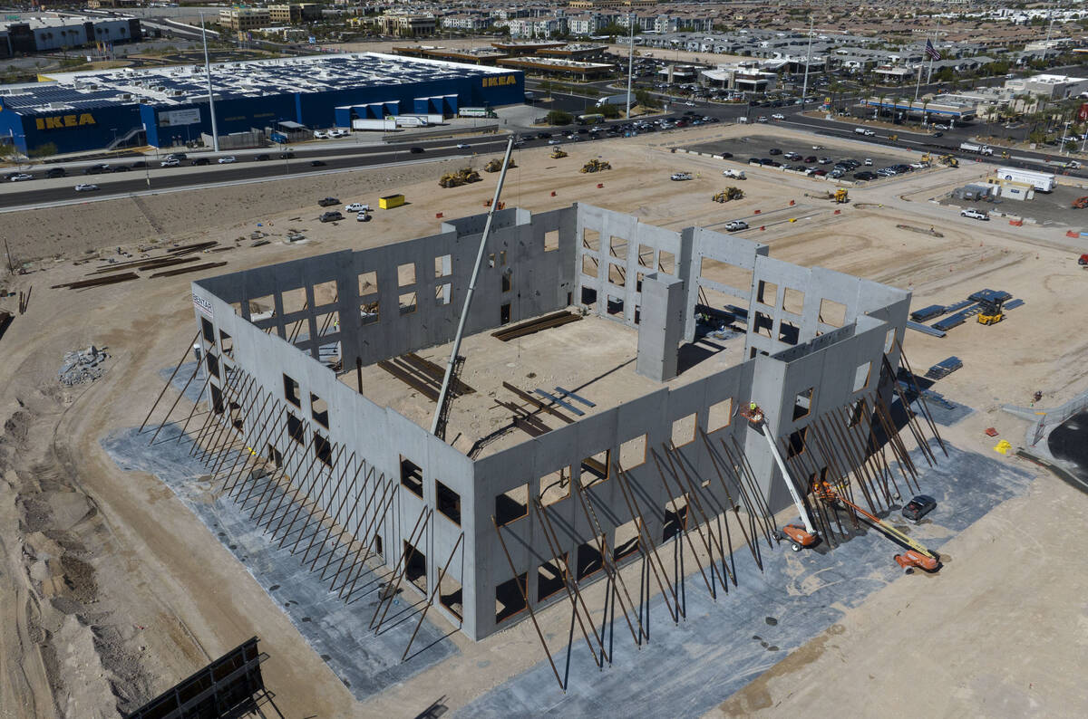 Construction is underway for the new Life Time fitness club across from IKEA in the southwest v ...