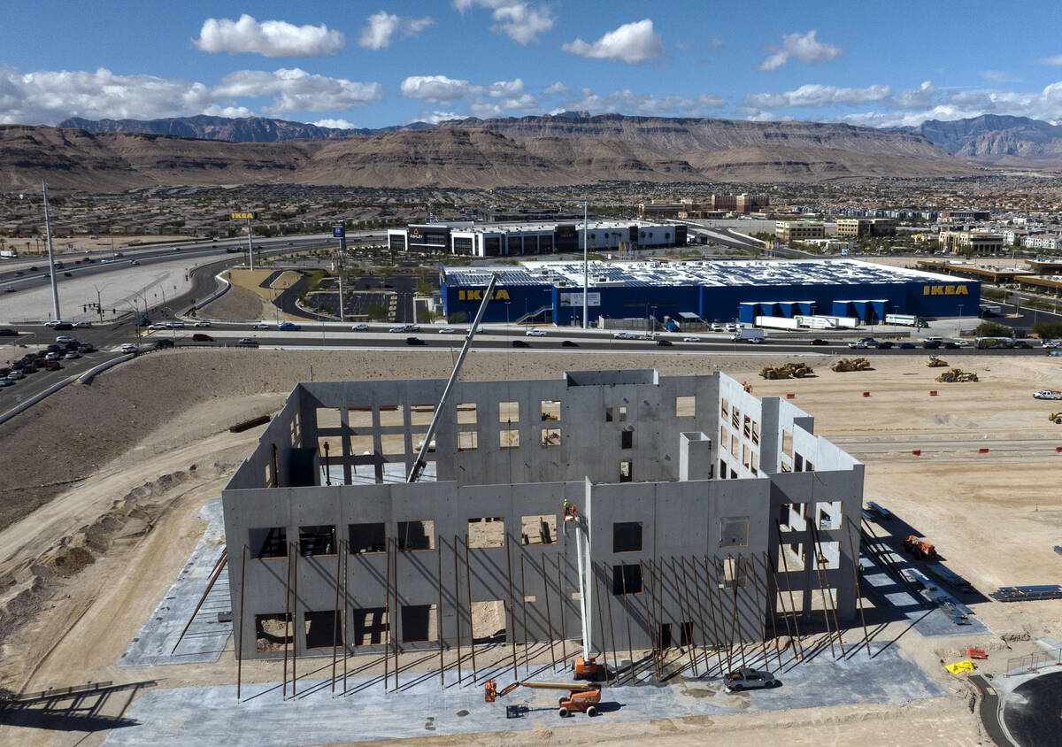 Construction is underway for the new Life Time fitness club across from IKEA in the southwest v ...