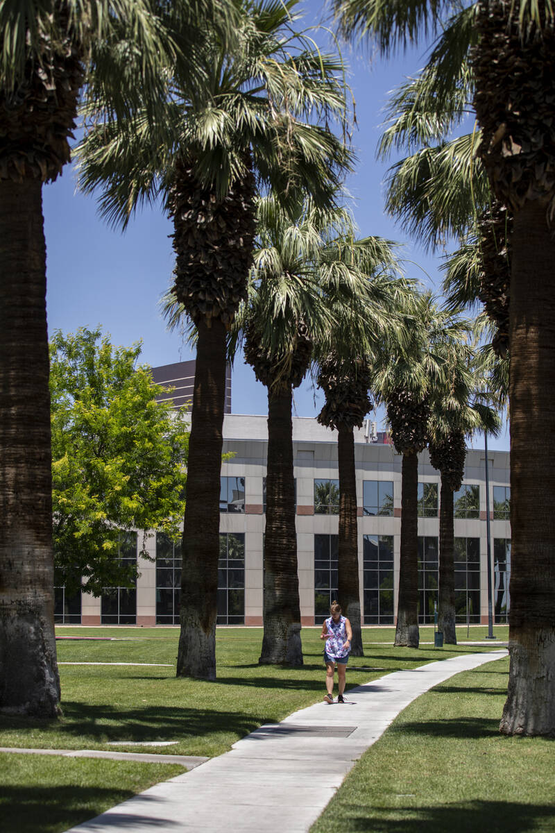 The Hughes Center office park on Thursday, June 20, 2024, in Las Vegas, Nevada. (Daniel Jacobi ...