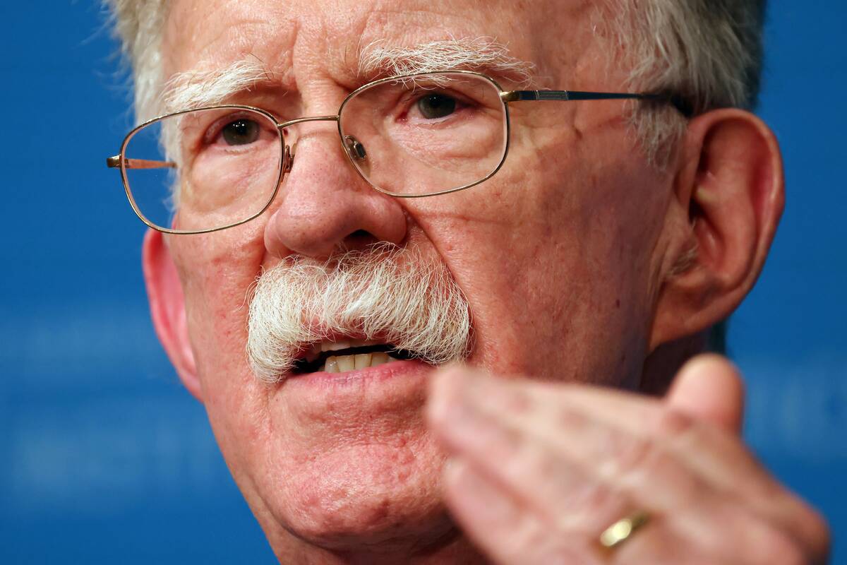 John Bolton speaks at Harvard Kennedy School's John F. Kennedy Jr. Forum, Monday, Sept. 29 ...