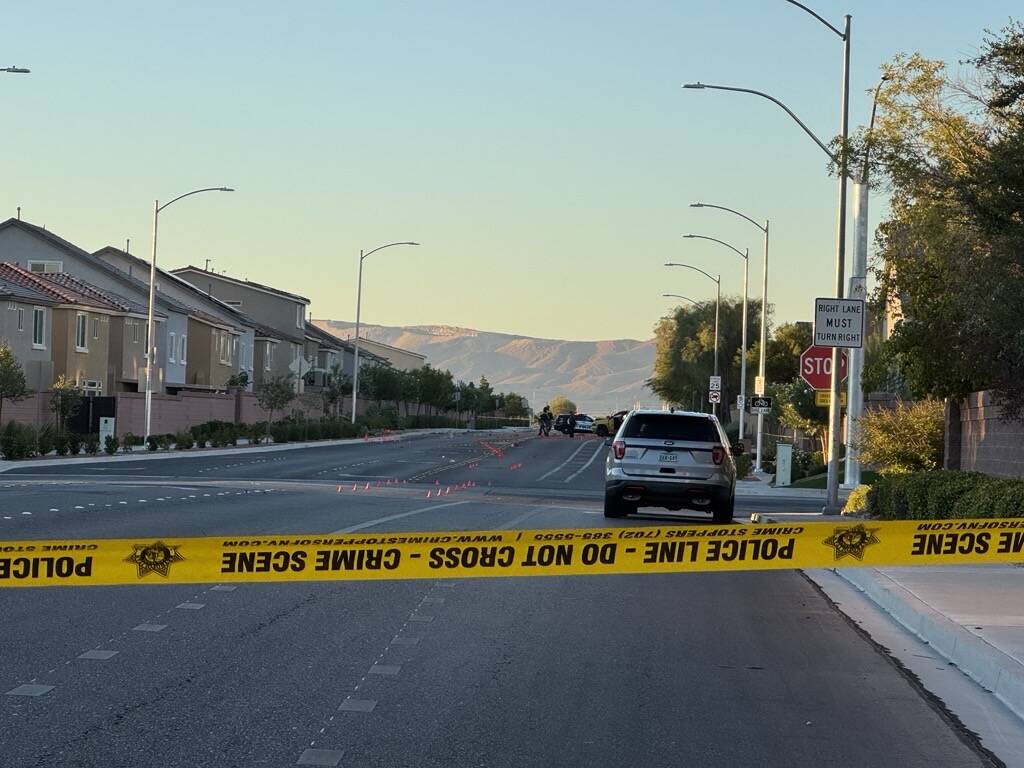Homicide detectives with Las Vegas police are investigating a deadly crash in the southwest val ...