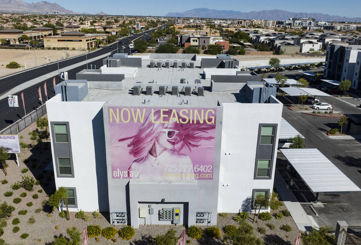 An Elysian apartment complex that was recently sold is seen at 9280 W. Post Road, on Thursday, ...
