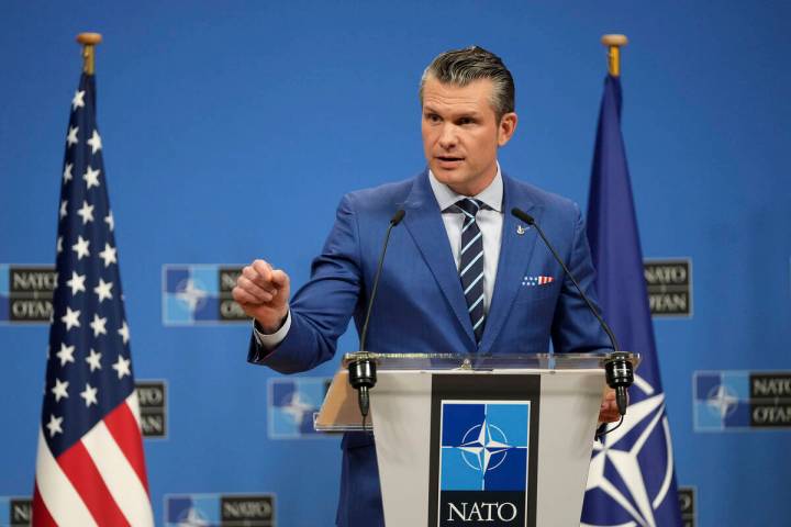 United States Secretary of Defense Pete Hegseth. (AP Photo/Virginia Mayo)