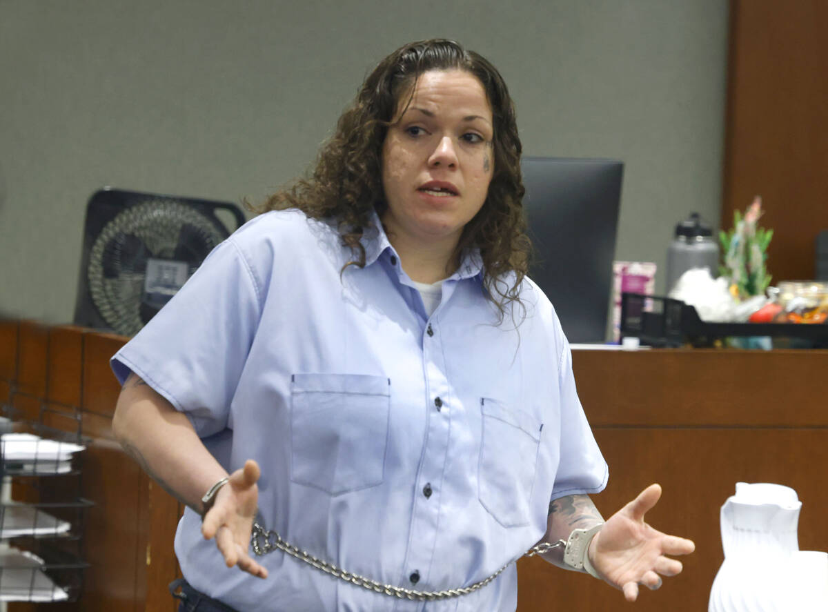 Nikki Serrat, who pleaded guilty in September to three counts of duty to stop at scene of a cra ...