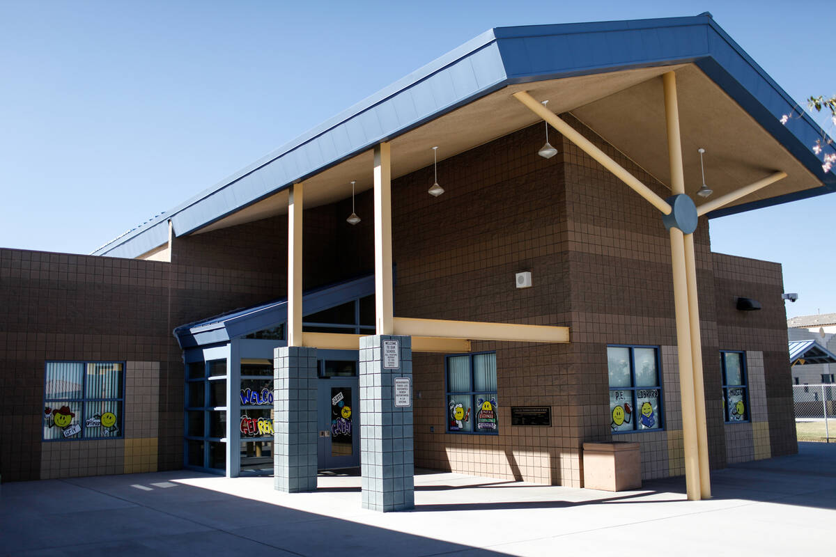 Thompson Elementary in Las Vegas. (Las Vegas Review-Journal)