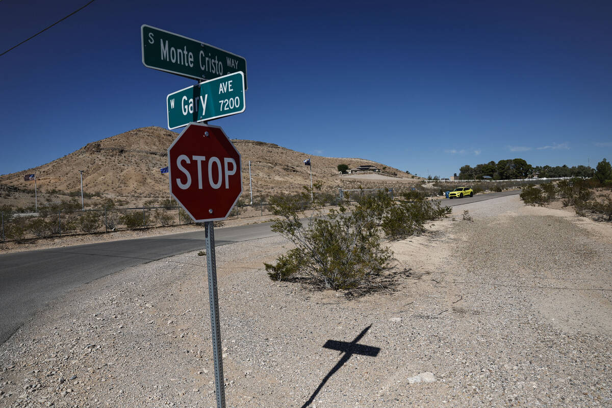 Iconic magician Teller, top/right, drives back to his home in southwest Las Vegas Friday, Oct. ...