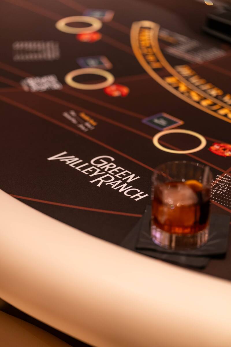 reen Valley Ranch's new logo will appear on the casino gaming tables in the resort. (Courtesy S ...