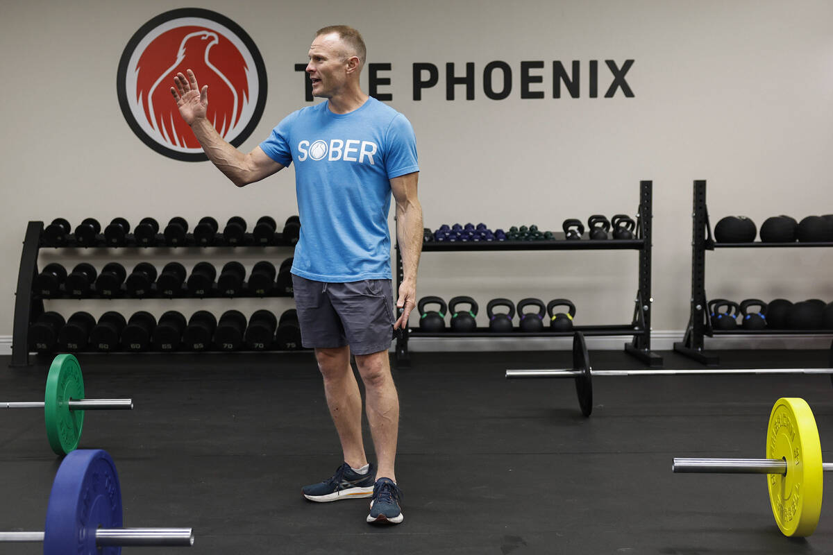 Stewart Powell, program coordinator for The Phoenix Sober Active Community, a national sober co ...