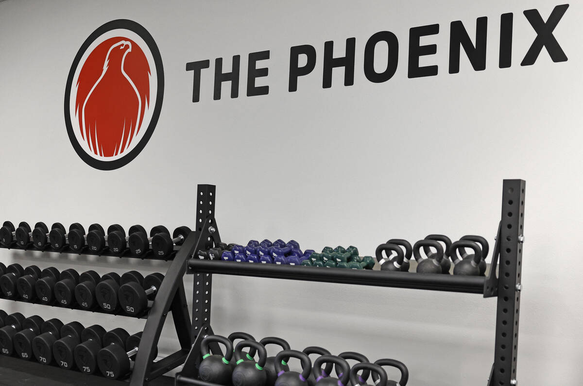 Workout equipment is seen at The Phoenix, a national sober active community that embraces conne ...