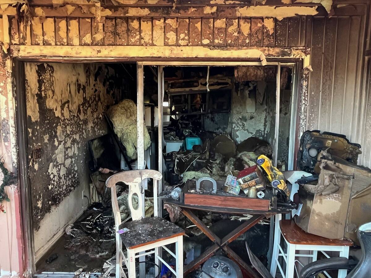 The American Red Cross of Southern Nevada released this photo on Saturday, Jan. 11, 2025, of th ...