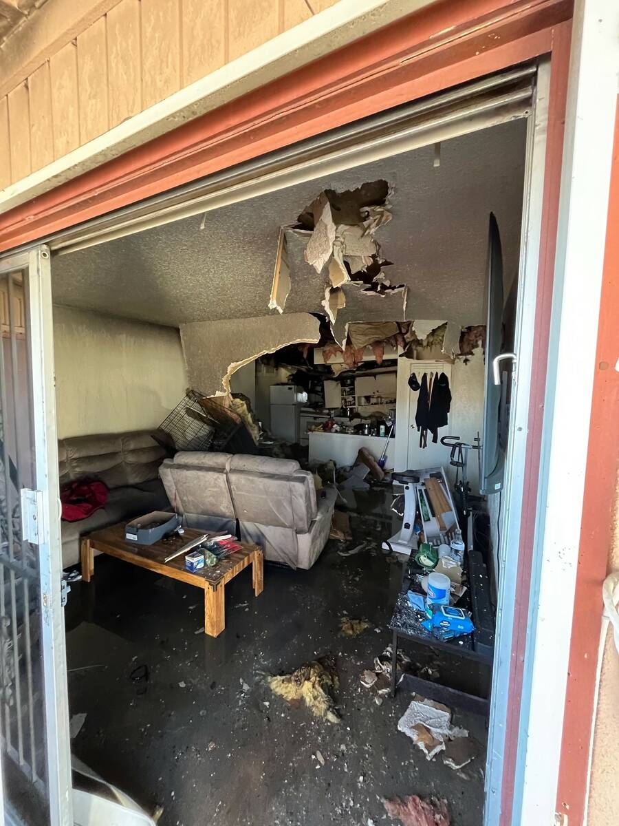 The American Red Cross of Southern Nevada released this photo on Saturday, Jan. 11, 2025, of th ...
