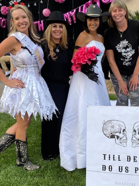From left, Carrie Maddux, Trista Pinter, Carmen Benedict and Shannon McInerney at their Anthem ...