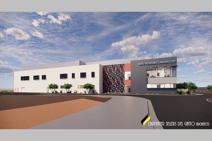 Renderings for the new NHBC Academic Laboratory. (Nevada Health & Bioscience Corporation)