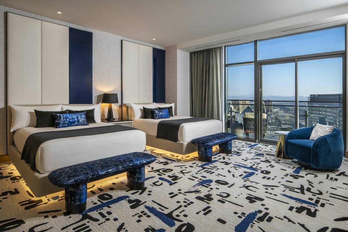 The Cosmopolitan recently finished updating 24 penthouse suites and 14 entourage rooms on the u ...