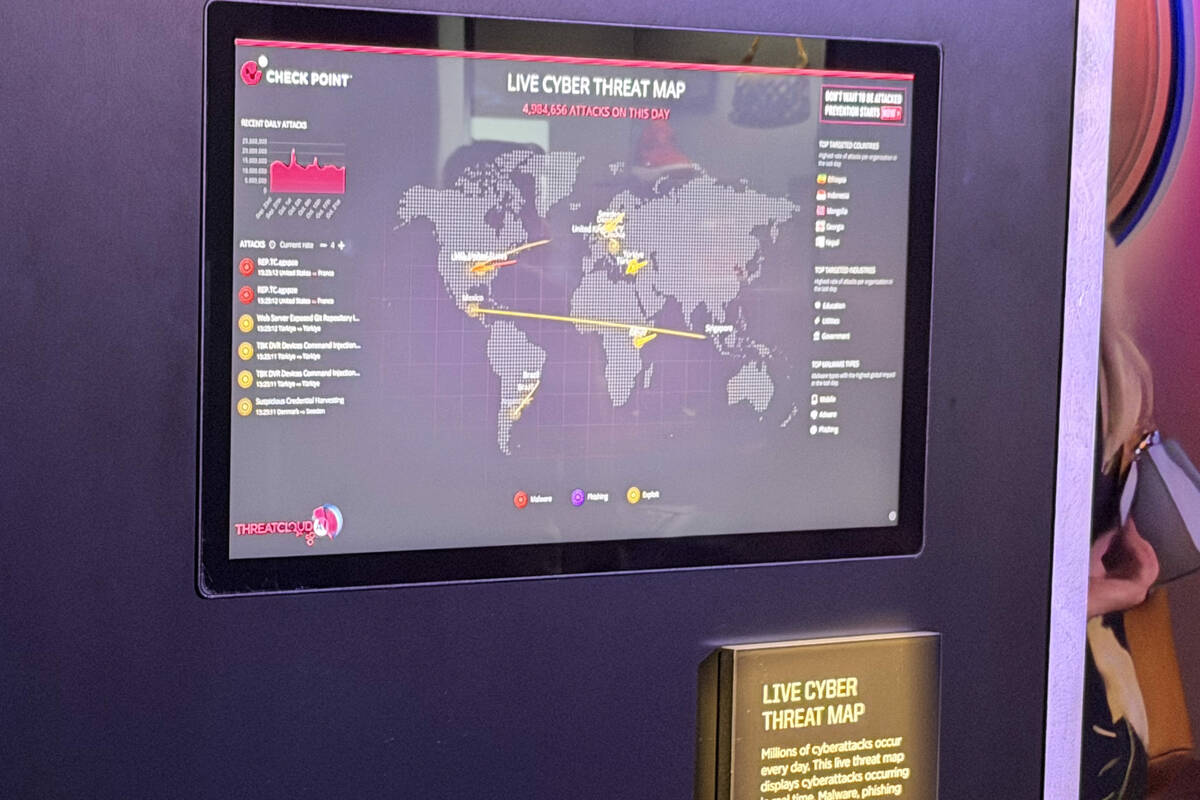 An exhibit at the Mob Museum is seen Friday, October 24, 2025, in Las Vegas. (Cynthia Puga/Las ...