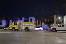The body of an elderly woman was found inside a unit at the Casa Vegas Condos, near Maryland Pa ...