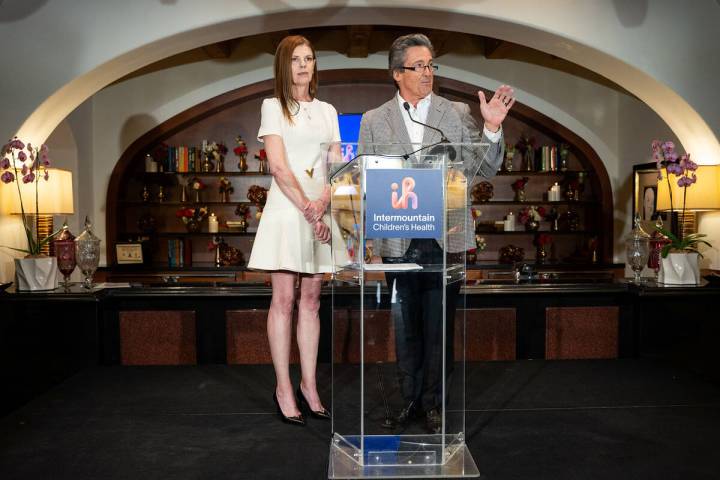 Wendy and Bill Hornbuckle, president and CEO of MGM Resorts International, have been named co-c ...