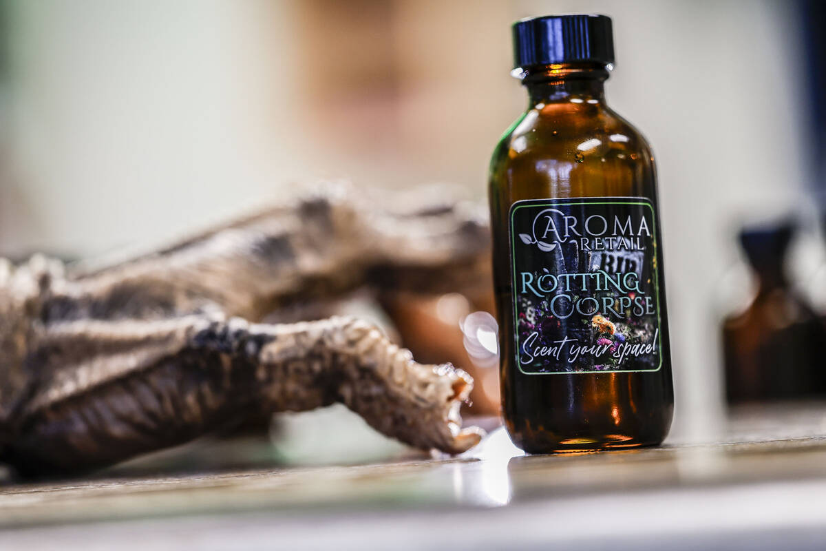 Aroma Retail’s Halloween-inspired scent “Rotting Corpse” is photographed T ...