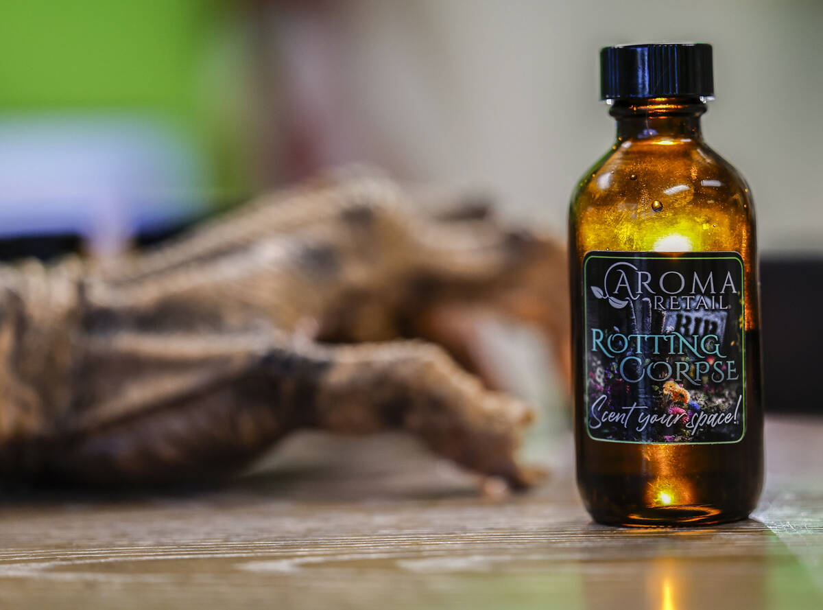 Aroma Retail’s Halloween-inspired scent “Rotting Corpse” is photographed T ...