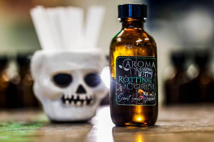 Aroma Retail’s Halloween-inspired scent “Rotting Corpse” is photographed T ...