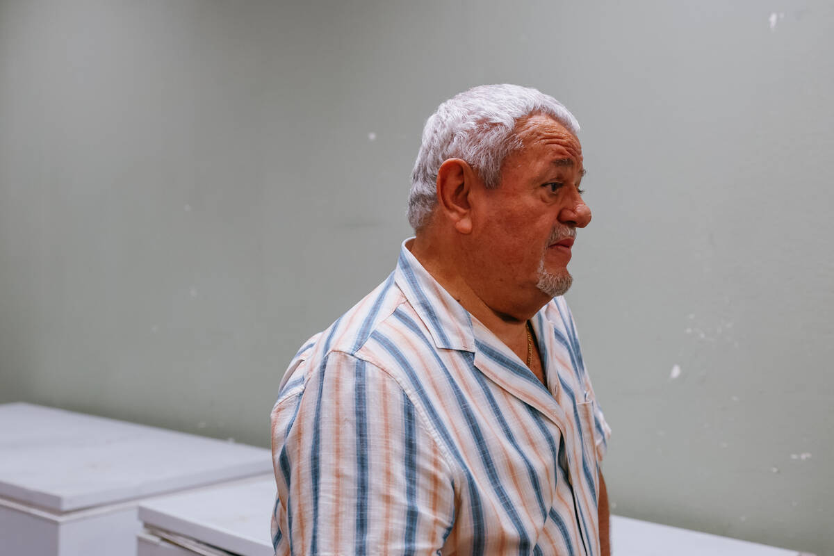 Vic Caruso, executive director of City Impact Center, speaks with the Review-Journal at City Im ...