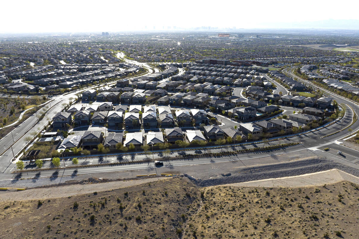 A vacant land in Summerlin at the intersection of Alta Drive and Crossbridge Drive is seen, on ...