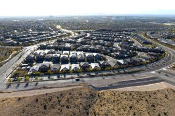 A vacant land in Summerlin at the intersection of Alta Drive and Crossbridge Drive is seen, on ...