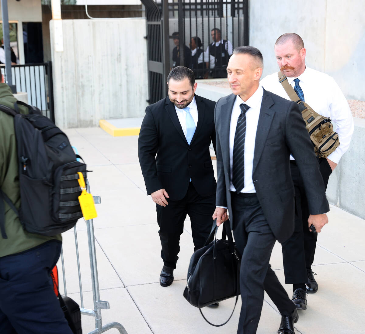Metropolitan Police Department Detective Detective John Squeo, left, and officer Vernon Ferguso ...