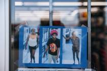 A photo of the three women suspected of attacking a security guard while stealing from Gen X cl ...