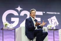 Bill Hornbuckle, CEO and President of MGM Resorts International, seen here at Global Gaming Exp ...