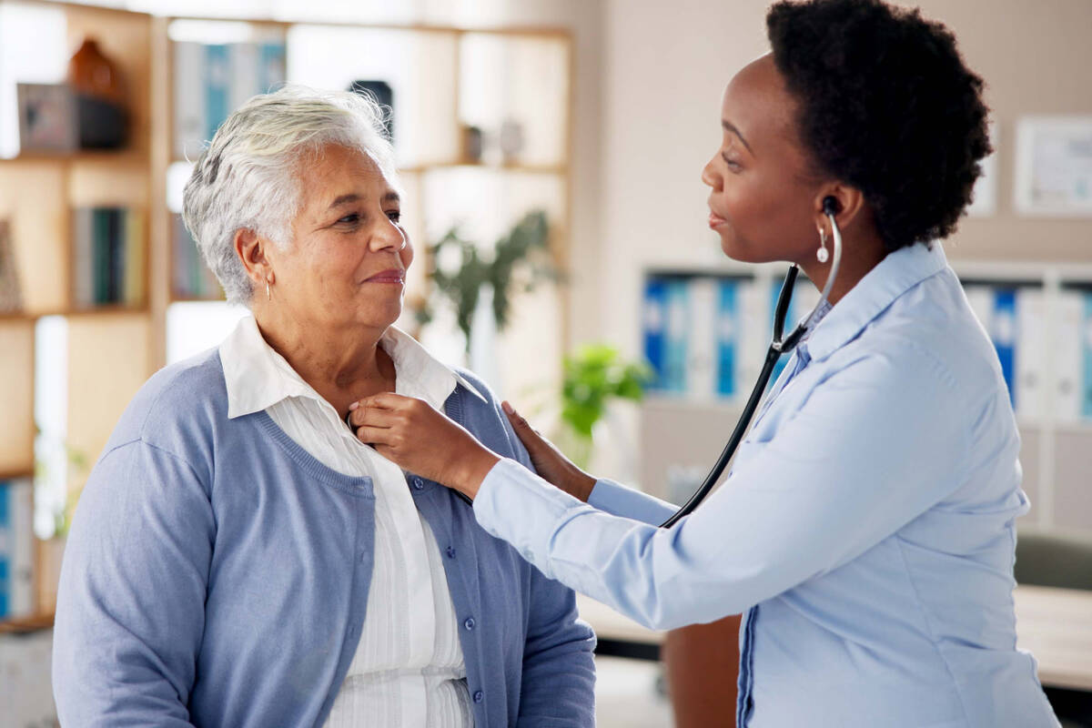 Geriatricians are primary care doctors with specialized training in treating older patients. (G ...