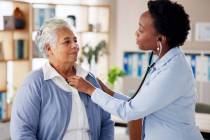 Geriatricians are primary care doctors with specialized training in treating older patients. (G ...