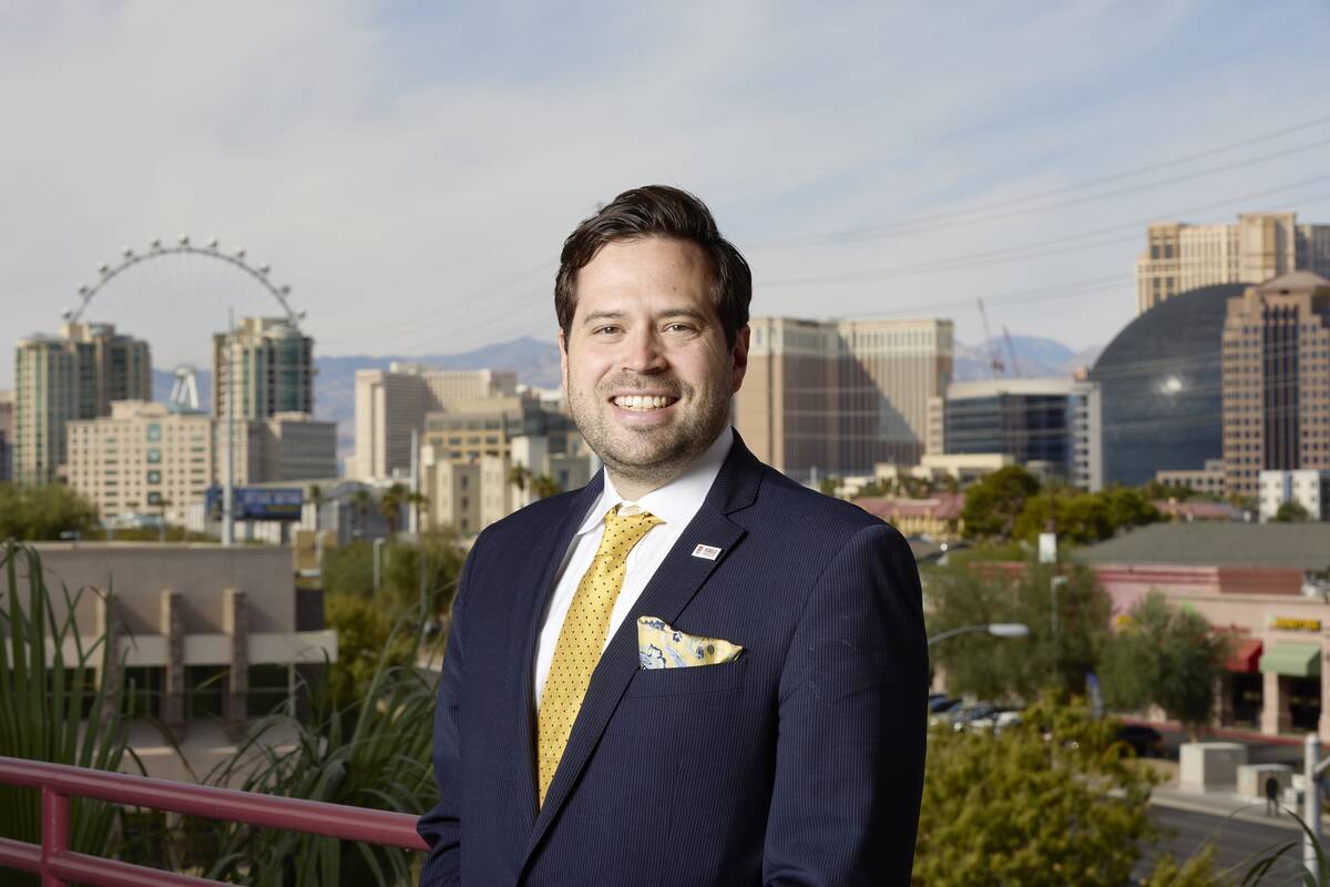 Andrew Woods, the director for the Center for Business and Economic Research at UNLV. Photo: Jo ...