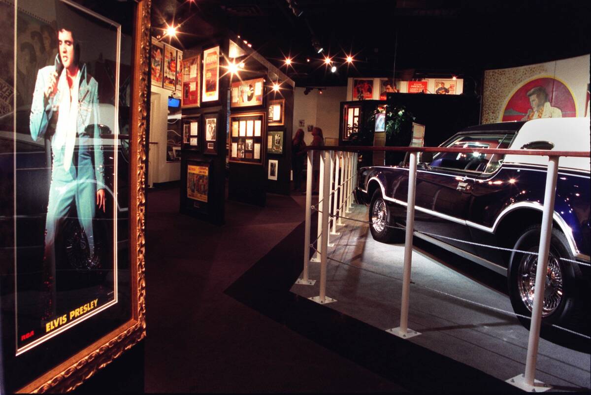 A view of the Elvis-A-Rama Museum in Las Vegas on Aug. 27, 2001. (Christine H. Wetzel)
