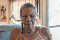 Tammy Chandler sits in her friend’s living room, where she has been staying since a recent fi ...