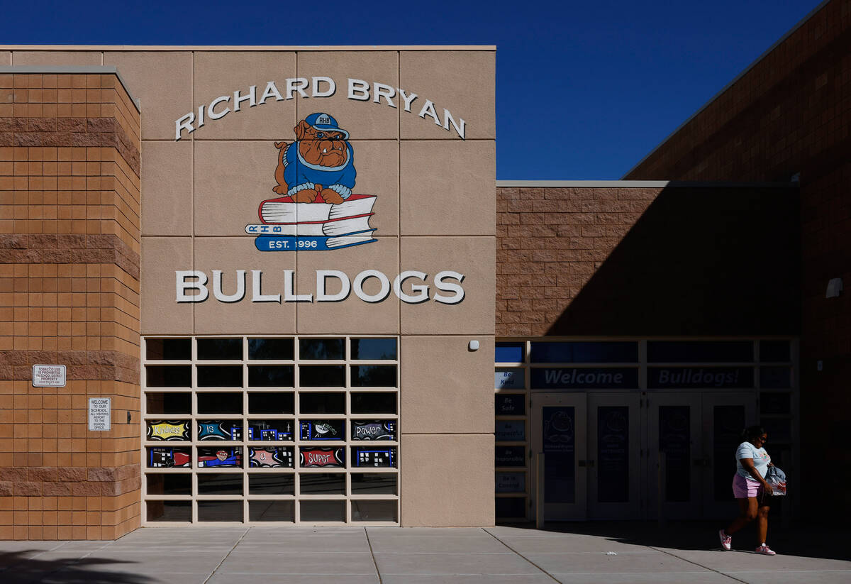 Richard Bryan Elementary School on Tuesday, Nov. 4, 2025, in Las Vegas. (Bizuayehu Tesfaye/Las ...