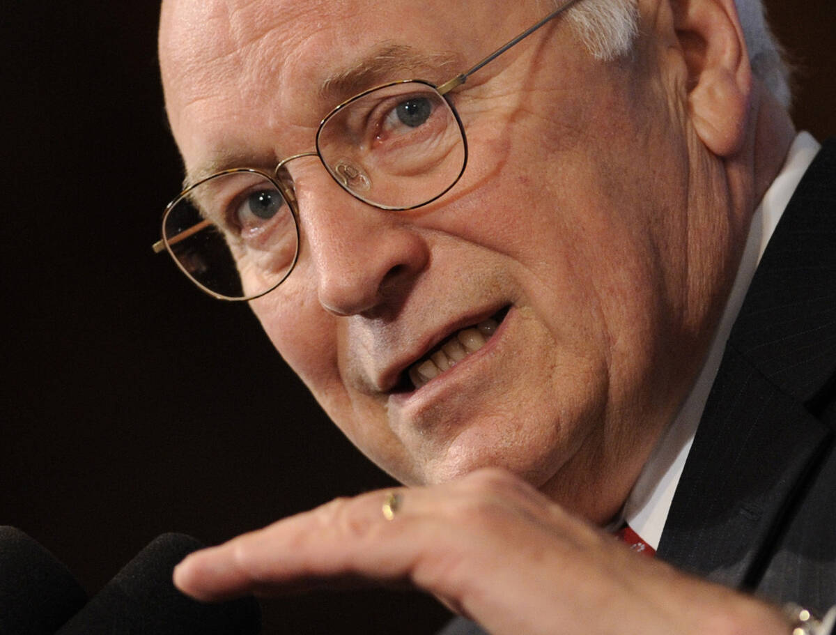 In this June 1, 2009 file photo, former Vice President Dick Cheney speaks at the National Press ...