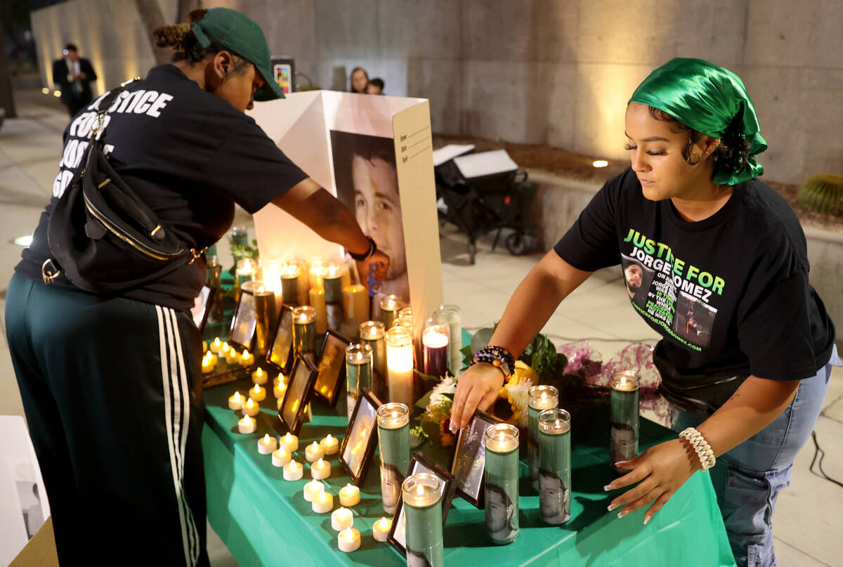 Desiree Smith, founder of More Than A Hashtag, right, and Tori, who declined to give her last n ...