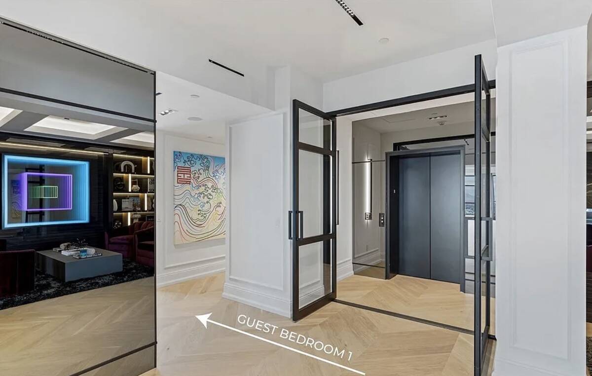 The 16th floor penthouse in One Queensridge Place closed on Thursday for $9.7 million. It is 6, ...